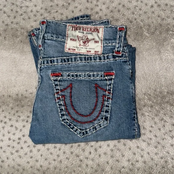 True Religion Jeans True Religion Jeans Red Stitching Poshmark